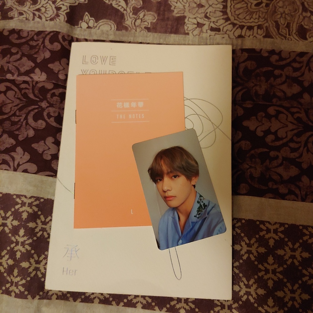bts photo book and photocard